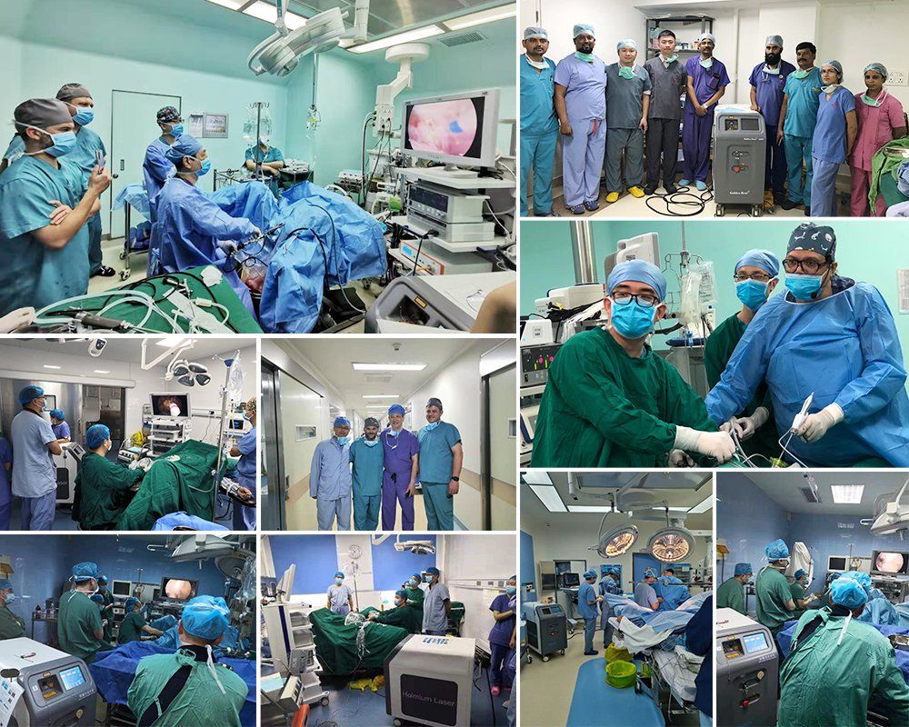 120W Surgical Equipment Ho YAG Laser Medical Equipment Urology Laser for Prostate Stone Urethral Biliary Strictures Holmium Laser