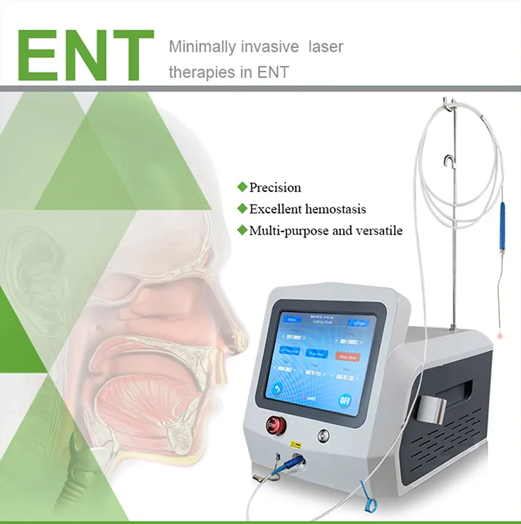 980nm Ent Laser for Endo Nasalsurgery Stenosis & Synechia Ent Ear Nose Throat Laser Device