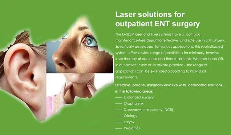 980nm Ent Laser for Endo Nasalsurgery Stenosis & Synechia Ent Ear Nose Throat Laser Device