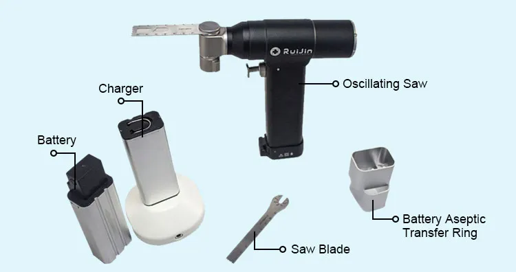 Advanced Surgical Battery Driven Orthopedic Electric Oscillating Saw