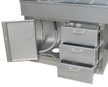 Animal Anatomy Table Flat-Top Stainless Steel Vet Operating Table/Animal Surgical Table