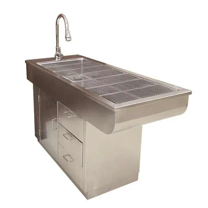 Animal Anatomy Table Flat-Top Stainless Steel Vet Operating Table/Animal Surgical Table