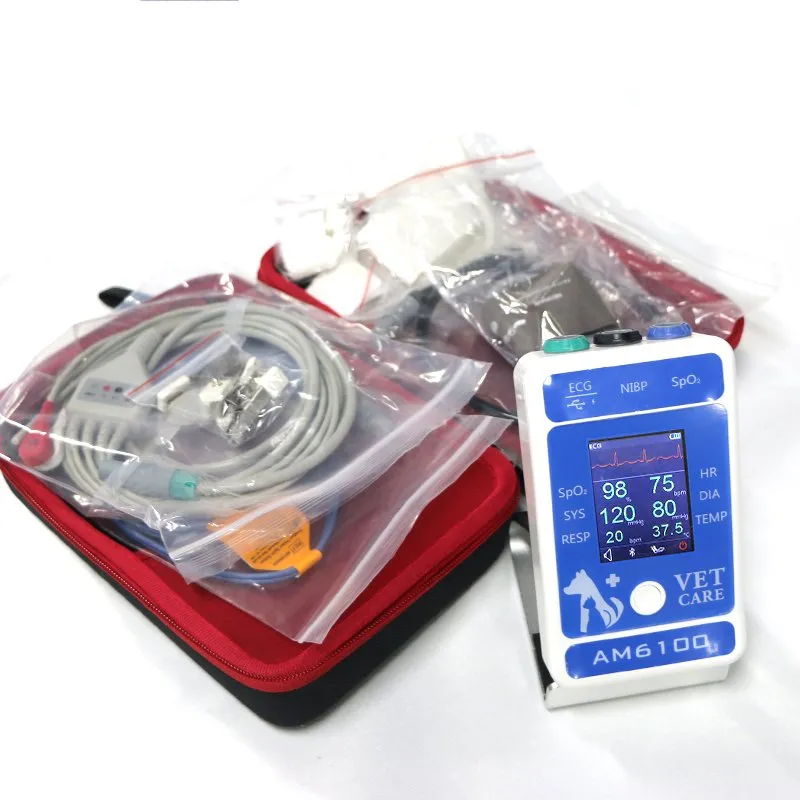 Animal Cat and Dog Vet Patient Monitor Medical Equipment Veterinary Instrument Animal Monitor Pet Monitor Pet Equipment Veterinary Clinic Equipment