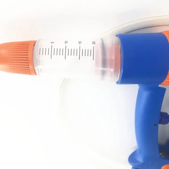 Animals Veterinary Automatic Continuous Syringe Drencher Gun 20ml