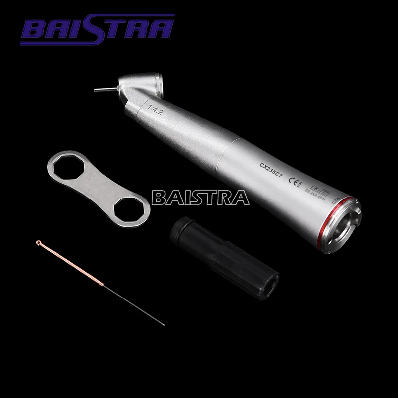 Azdent Fiber Optic 1: 4.2 Increasing Contra Angle Handpiece Dental Handpiece