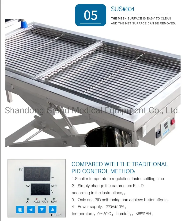 Buy 304 Stainless Steel Anatomy Animal Electric Veterinary Operating Table for Pet Operation Pet Medical Veterinary Surgery Equipment Electric Operation Table