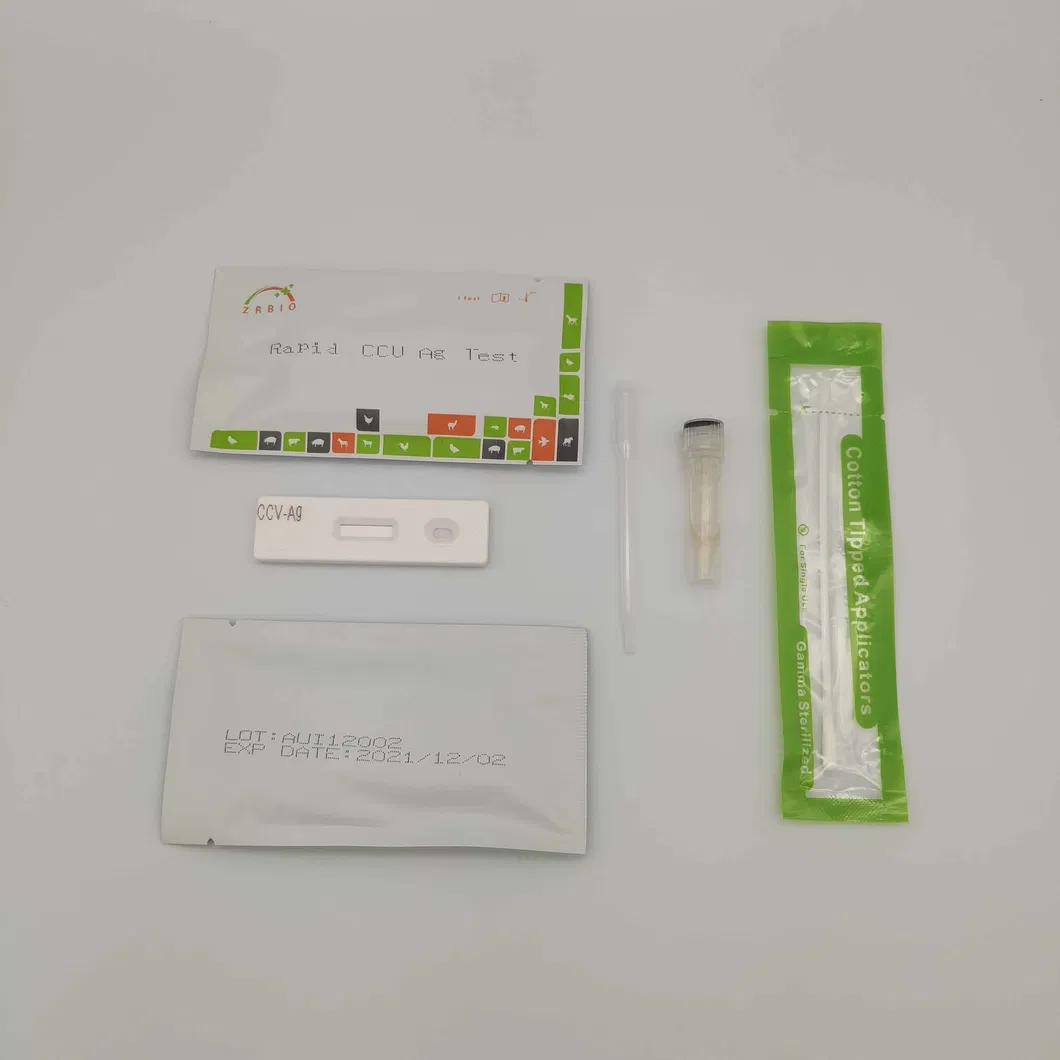Canine Test Kit Ccv Cpv Cdv Rabies Antigen Antibody Rapid Pet Diagnosis Test Kit