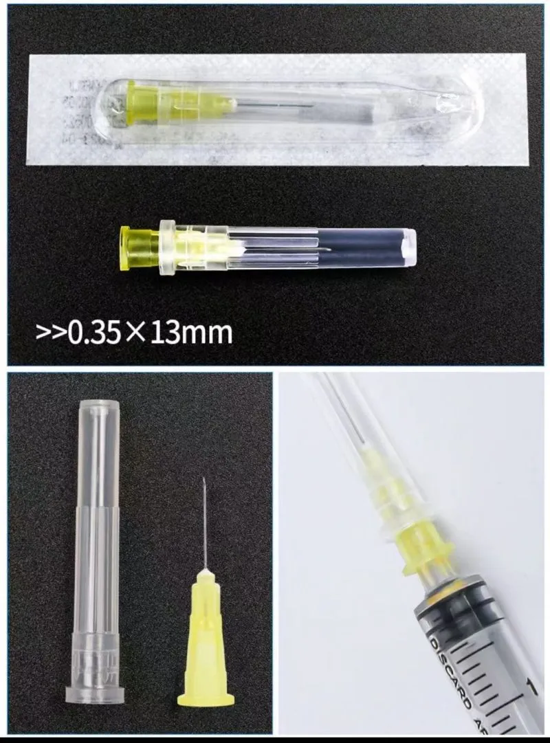 CE Approved Disposable Hypodermic Hypodermic Medical Injection Syringe Needles
