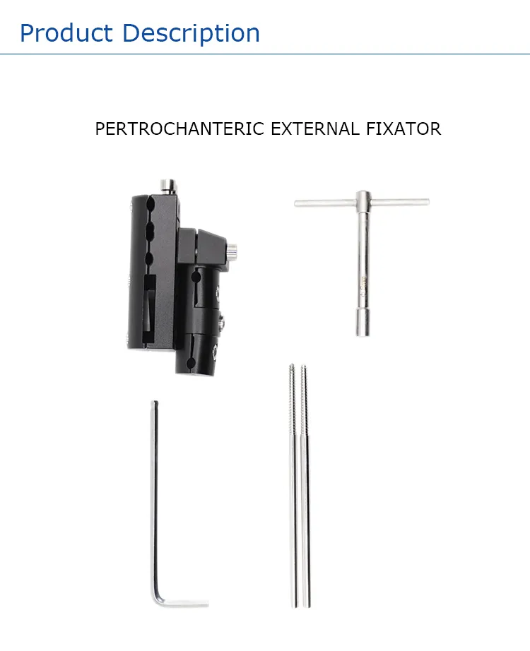 CE&ISO Certificated Orthopedic Surgical Instruments Hip Joint Traction External Fixator for Fracture Surgery