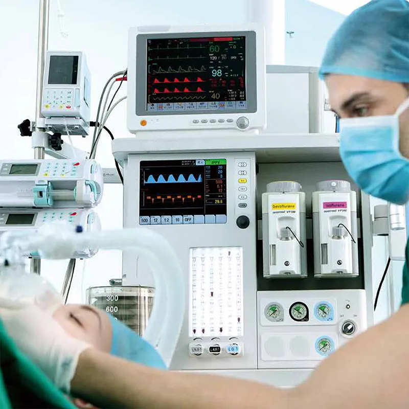 CE Marked ICU Ventilation Mode Anesthesia Machine