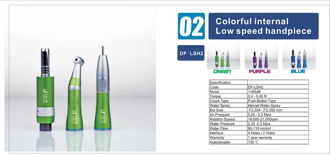 China Cheap LED Electric Imported Ceramic Bearing Standard Needle Head Surgical Dental High Speed Handpiece