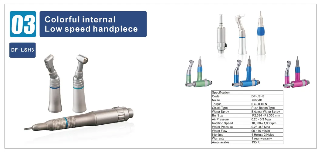 China Cheap LED Electric Imported Ceramic Bearing Standard Needle Head Surgical Dental High Speed Handpiece