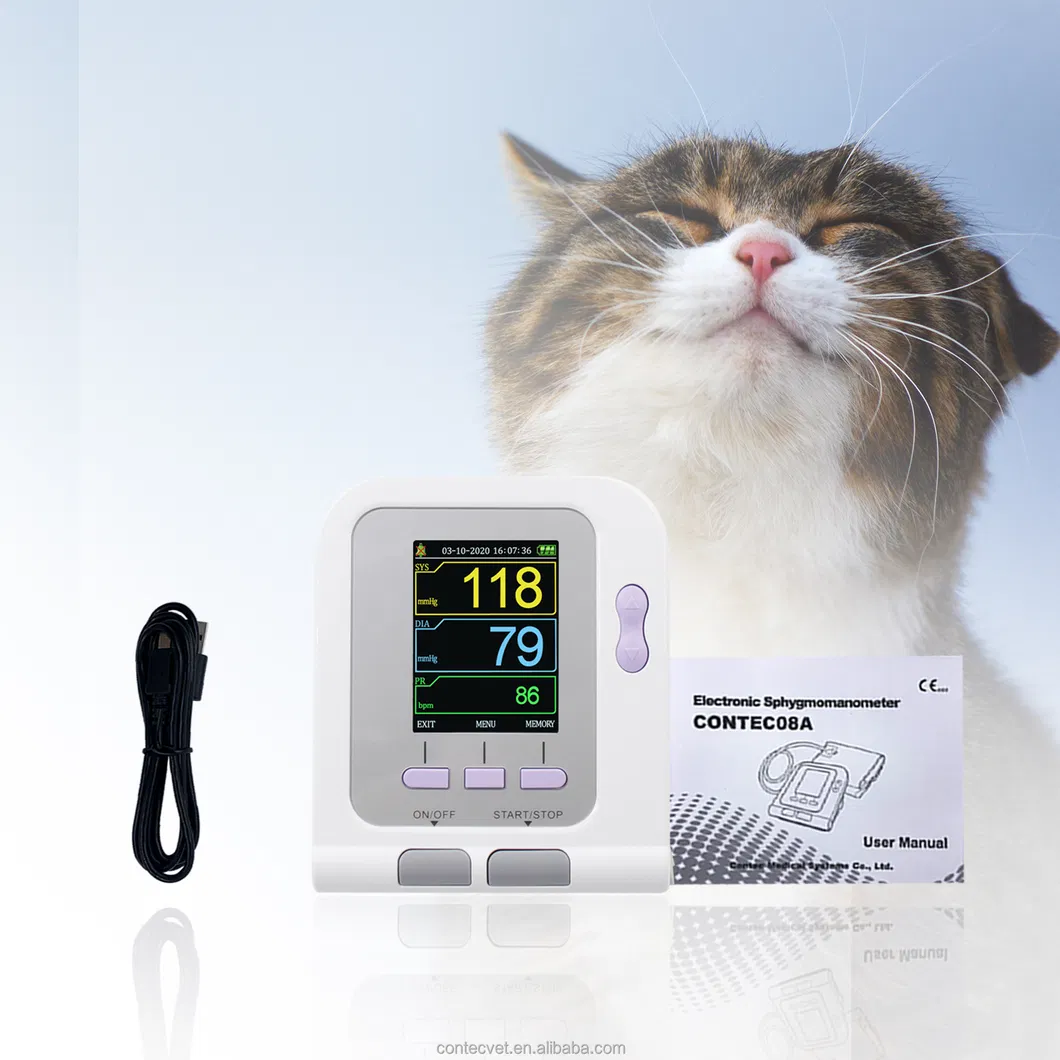 CONTEC08A-VET sphygmomanometer veterinary can measure blood pressure for animals