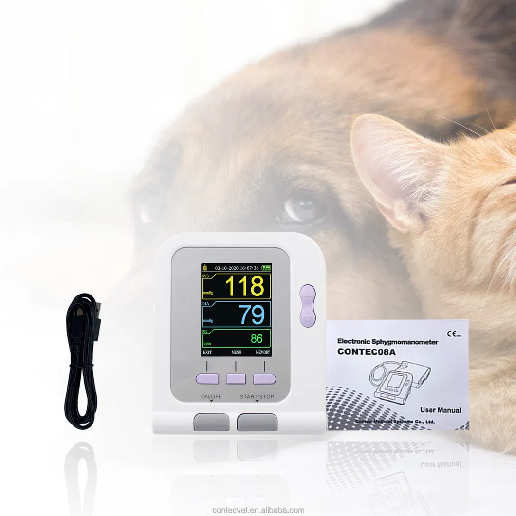 CONTEC08A-VET sphygmomanometer veterinary can measure blood pressure for animals