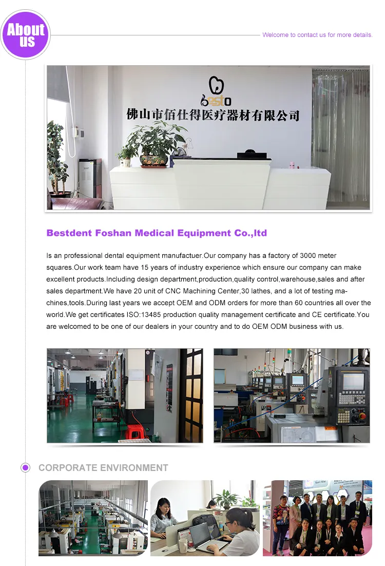 Dental 4: 1 Reciprocating Reduction Ipr System Kit Contra Angle Handpiece with External Spray