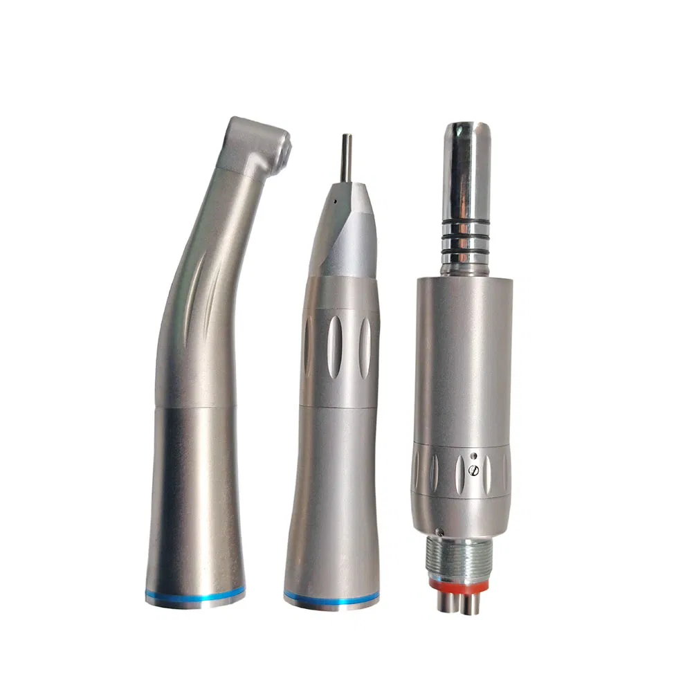 Dental Equipment Dental Handpiece Low Speed Handpiece Set Without Optic Contra Angle 1: 1 Straight Handpiece Inner Water Spray