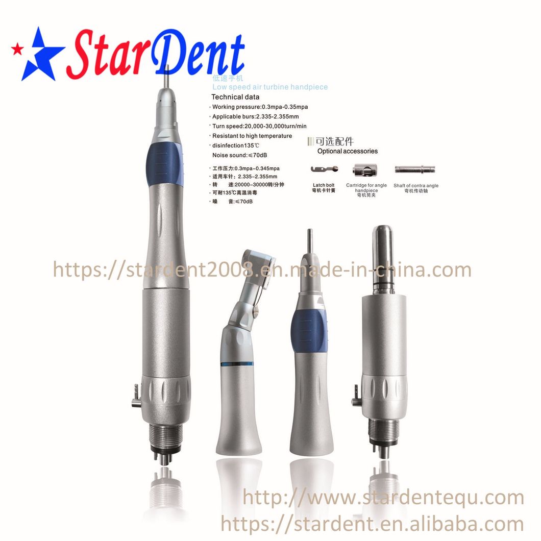 Dental Handpiece of Low Speed Handpiece Kit of Hospital Medical Lab Surgical Diagnostic Dentist Equipment
