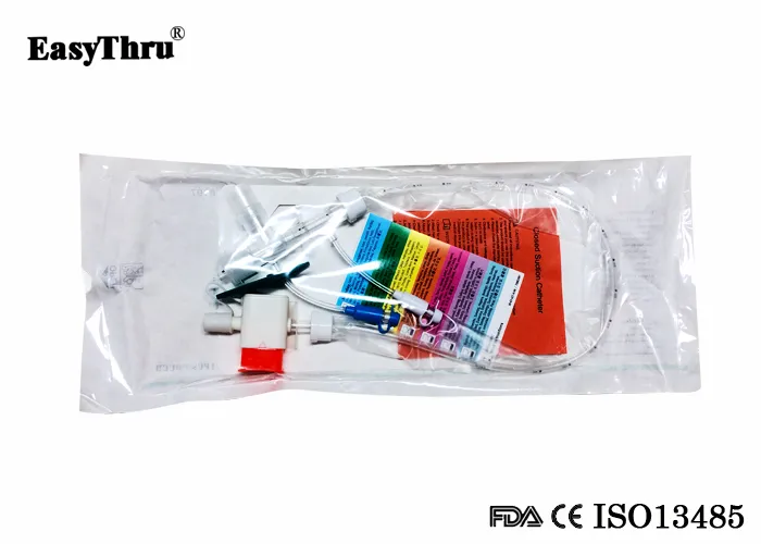 Disposable 72h Inline Suction Catheter Medical Product Closed Suction Catheter