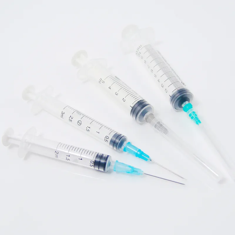 Disposable Hypodermic Syringe with Needle