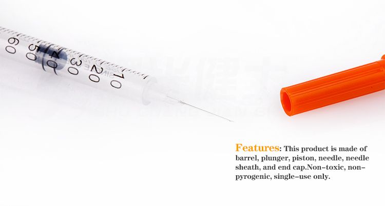 Disposable Insulin Syringe Medical Device High Quality
