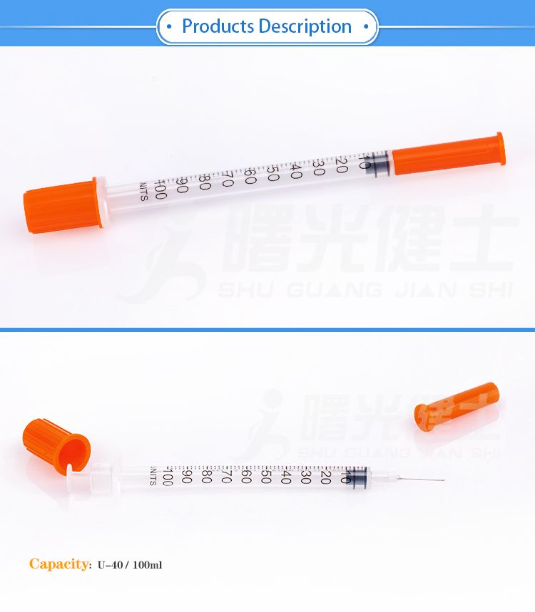 Disposable Insulin Syringe Medical Device High Quality
