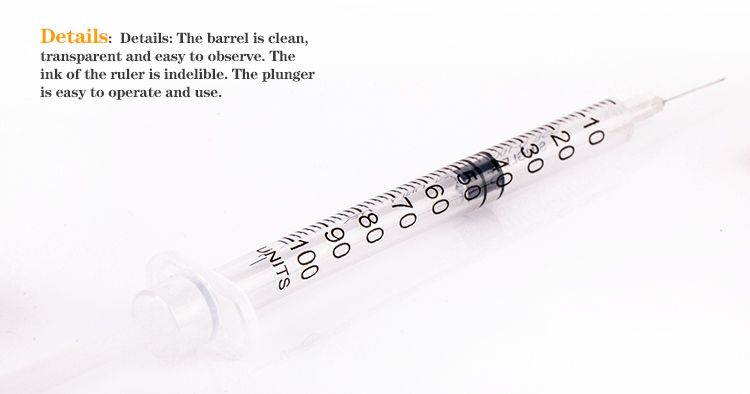 Disposable Insulin Syringe Medical Device High Quality