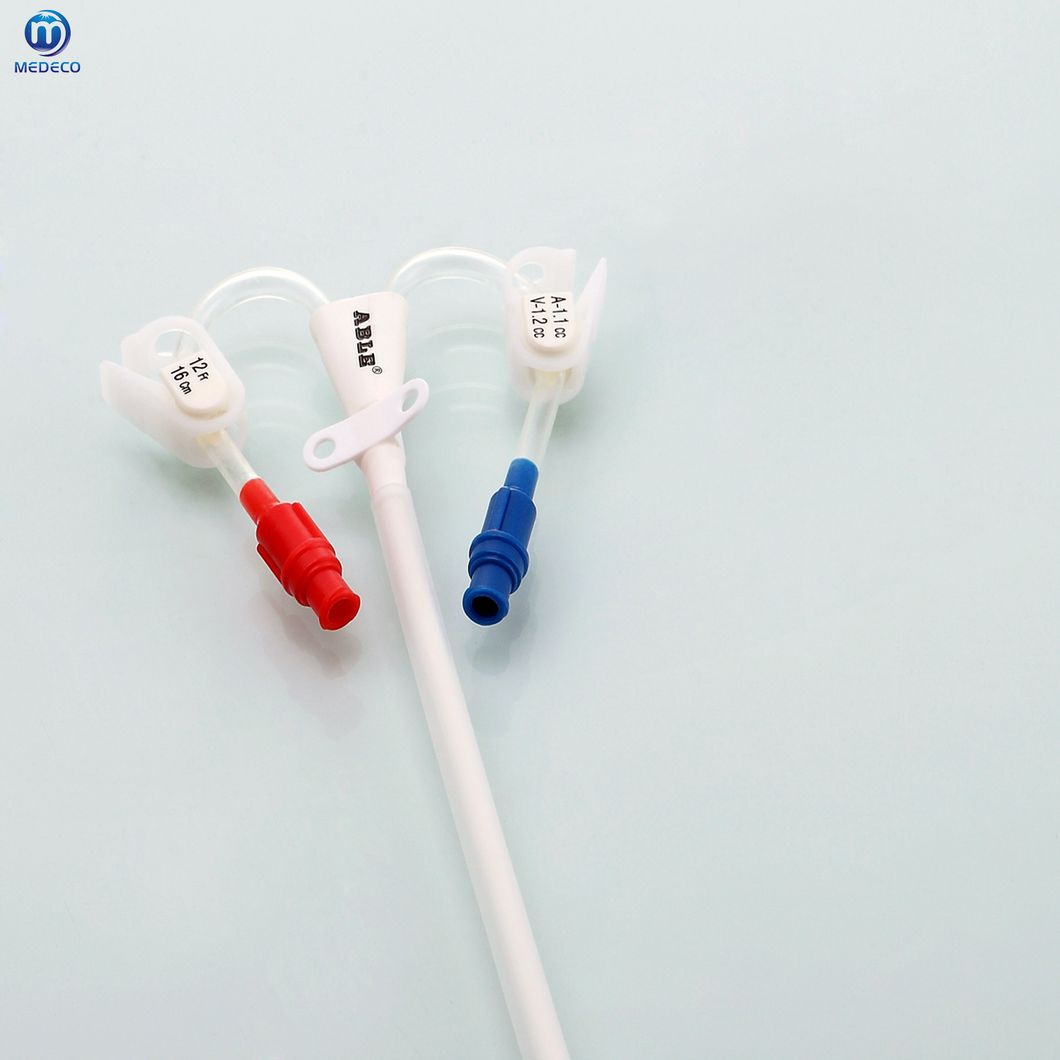 Disposable Medical Puhemodialysis Dialysis IV Cannula Urethral Catheter with CE
