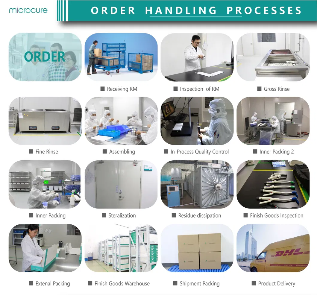 Disposable Surgical Suture Device Endoscopic Linear Cutter Stapler with CE ISO13485