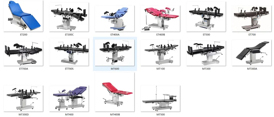 Electro-Hydraulic Surgery Operating Surgical Ot Medical Table