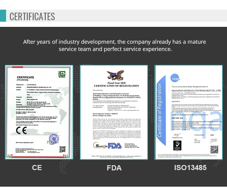Ent Department Use Medical Fiberoptic Laryngoscope Set for Intubation Video Laryngoscope