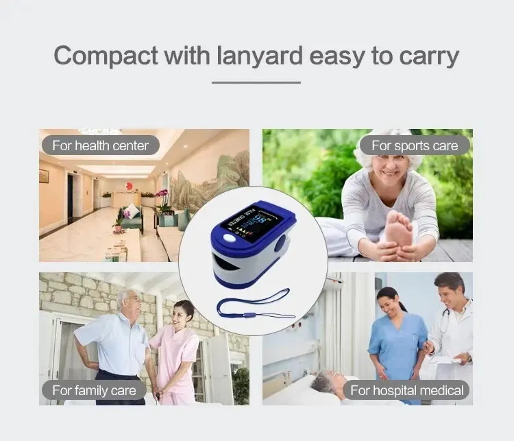 Factory Supply International Standard IEC EMC Fingertip Pulse Oximeter