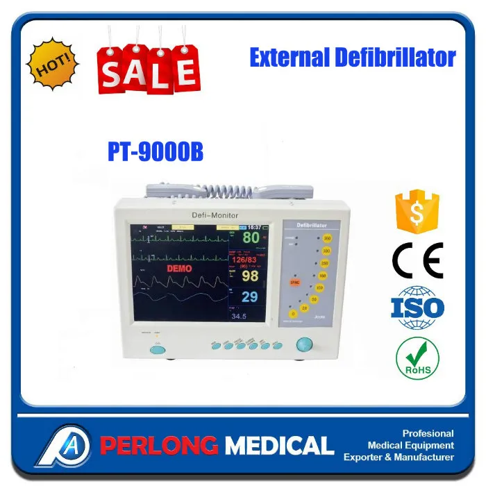 First-Aid Equipment 10.4 Inch PT-9000b External Defibrillator