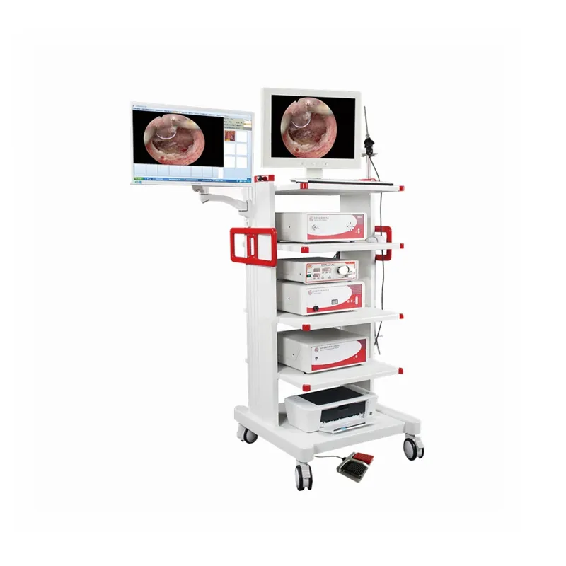 Full HD Laparoscopy Tower of Complete Set with Laparoscopic Instruments Devices Medical Endoscope Camera