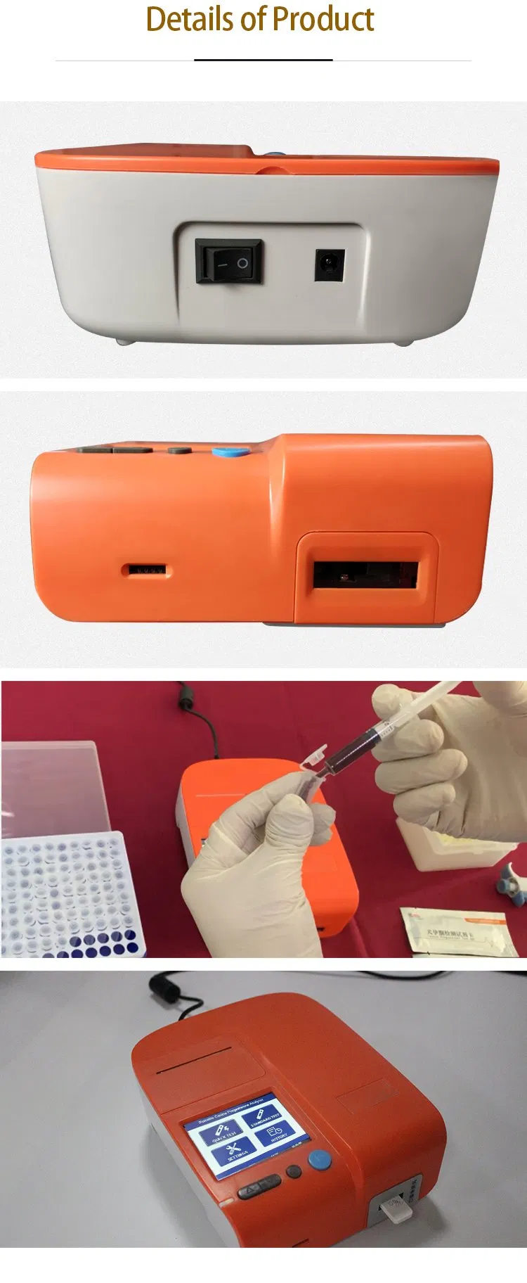 High Quality Dog Poct Progestrone Test Machine Animal Use Portable Canine Progesterone Analyzer