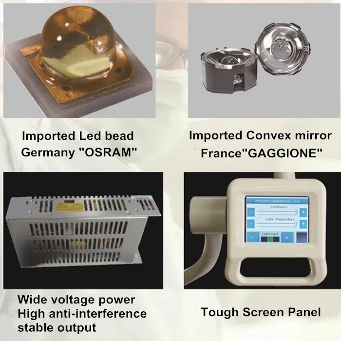 High Quality Hospital LED Operating Shadowless Lamp General Surgery Portable Mobile Ceiling Surgical Ot Light