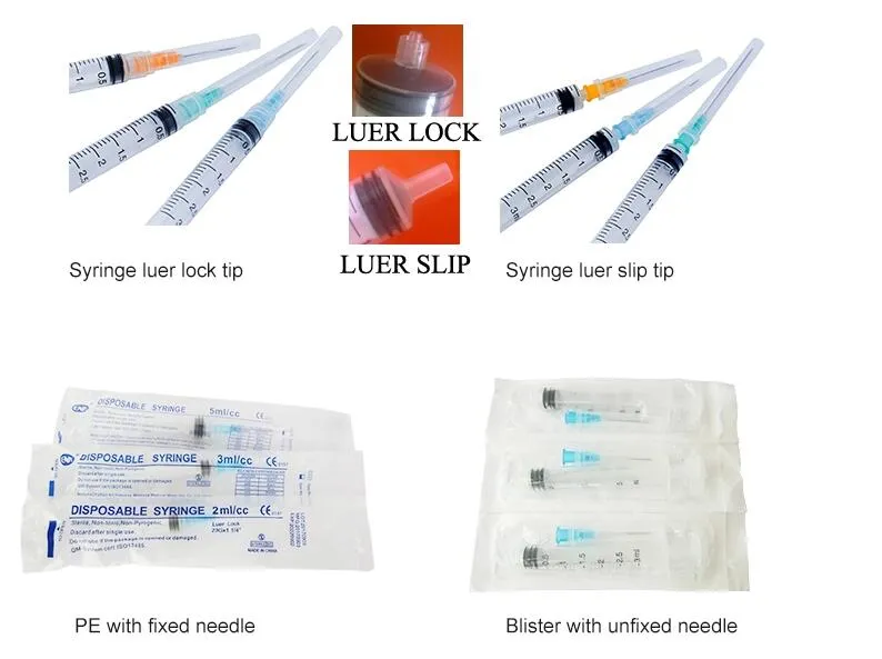 High Quality Leakproof Measure OEM/ODM Welcome Empty 1ml Glass Oil Tank Sterile Syringe