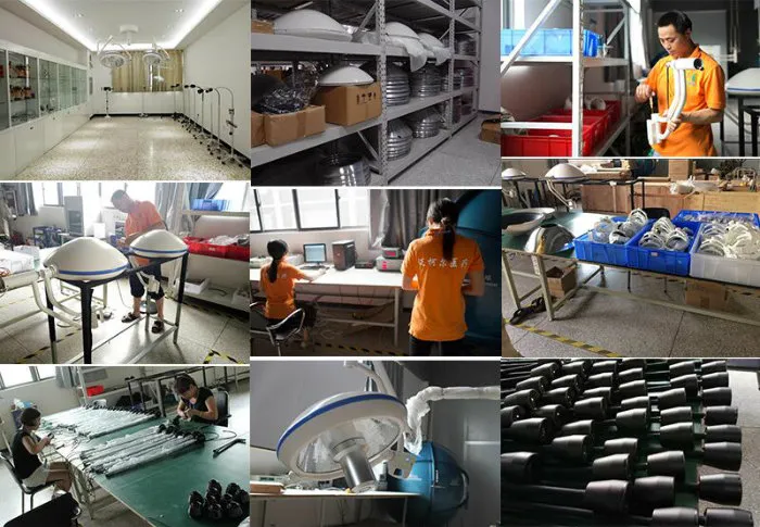 Hospital LED Shadowless Operating Lamp E700L Floor Mobile Type