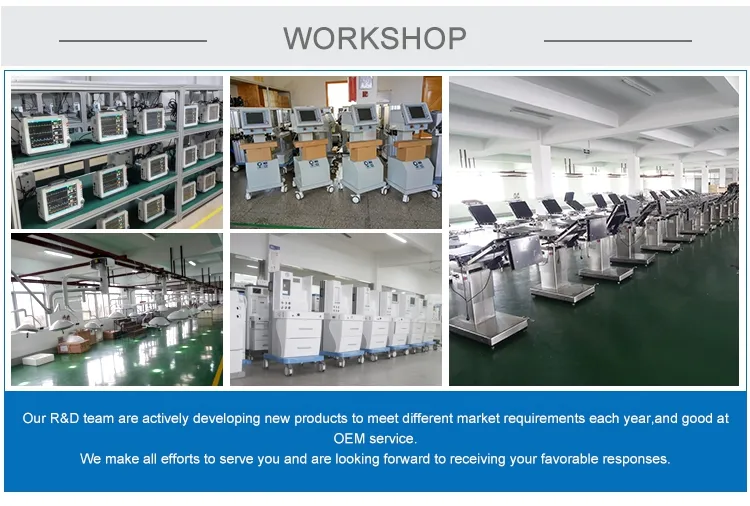 Hospital Medical Anesthesia Machine with Ippv, Sippv, Imv, Simv, Manual