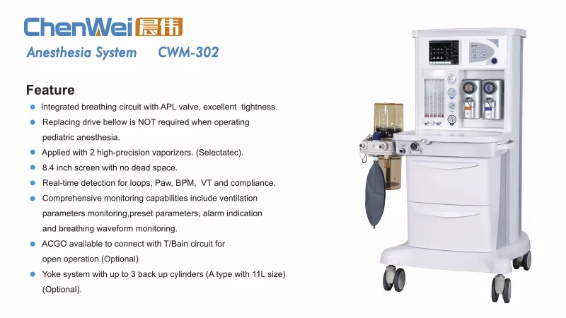 Hot Selling Medical Anethetic Systems Cwm-302