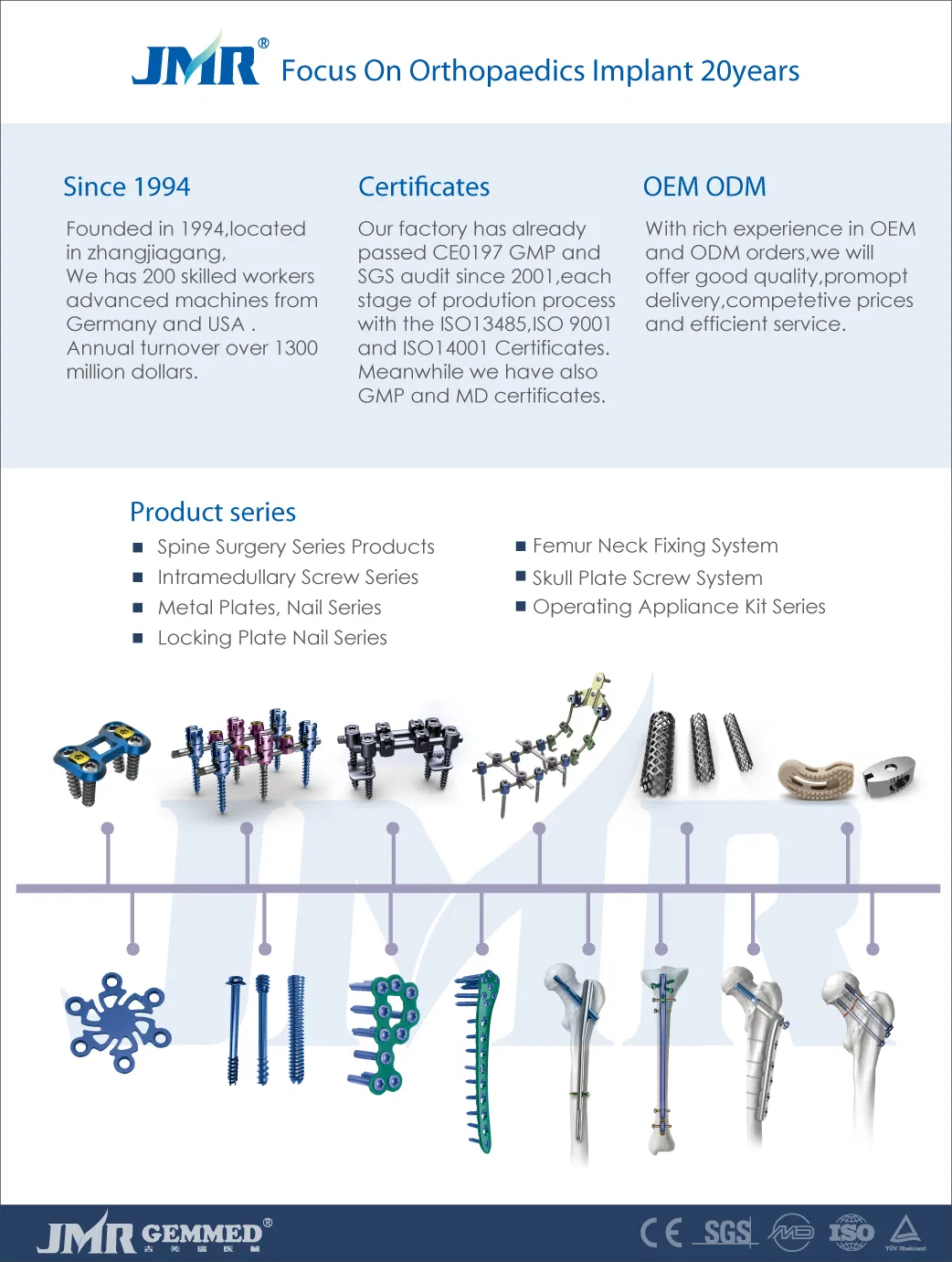 Humerus Bone Distal Medial Plates Restoration Type Left and Right Type