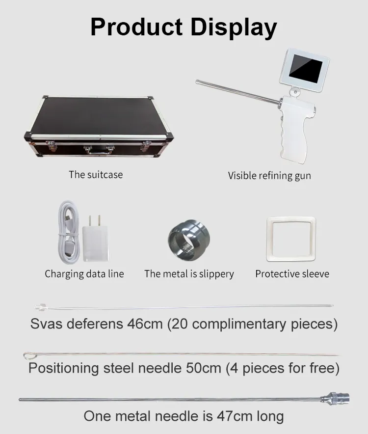 IN-AIG-2 veterinary breeding semination ai gun with camera for cattle cow