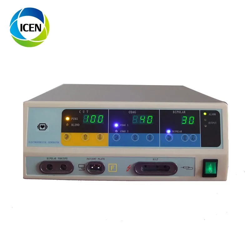 IN-I2000 High Frequency 5 Model Diathermy Electrosurgical Unit with mono-polar and bipolar function.
