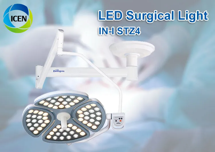 in-Istz4 Medical Mobile Ot Operating Light LED Operation Lighting Surgical Shadowless Lamp