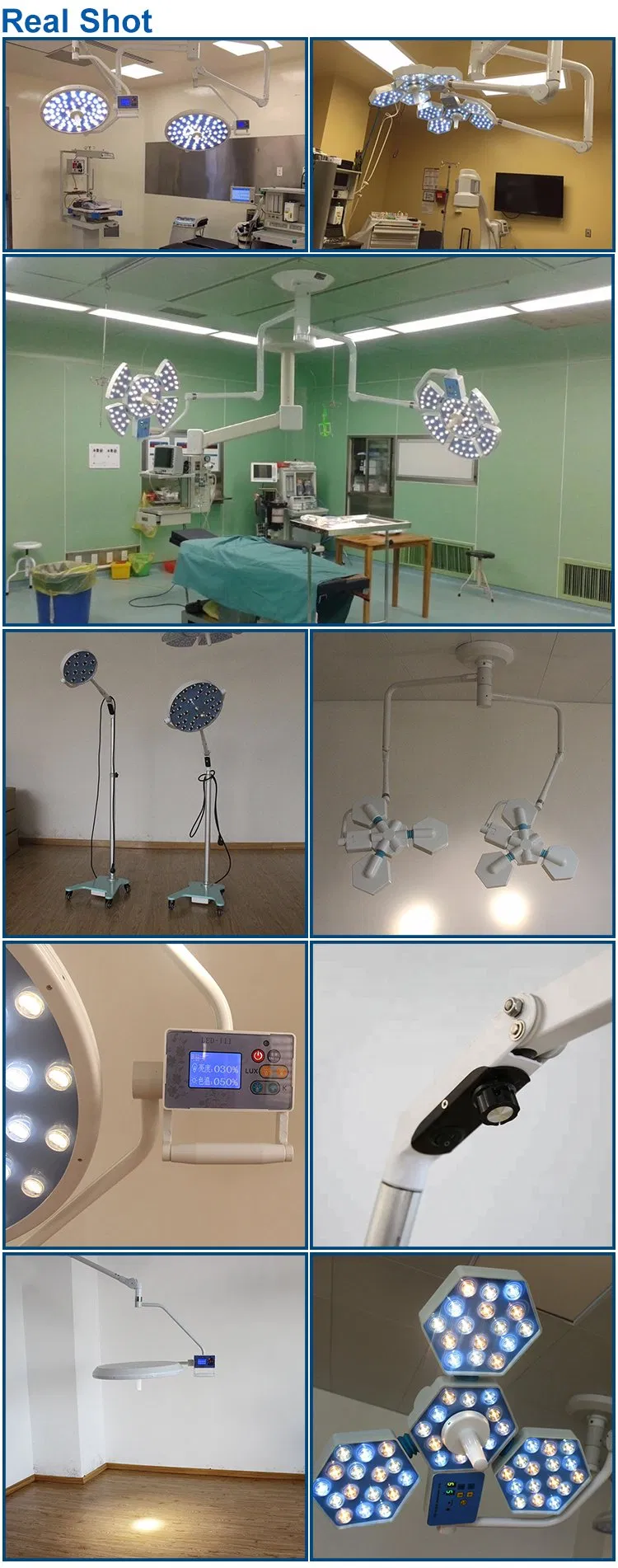 in-Istz4 Medical Mobile Ot Operating Light LED Operation Lighting Surgical Shadowless Lamp