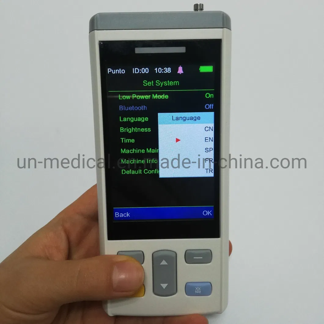 ISO Approved Rechargeable Pet Animal Veterinary Tabletop Pulse Oximeter