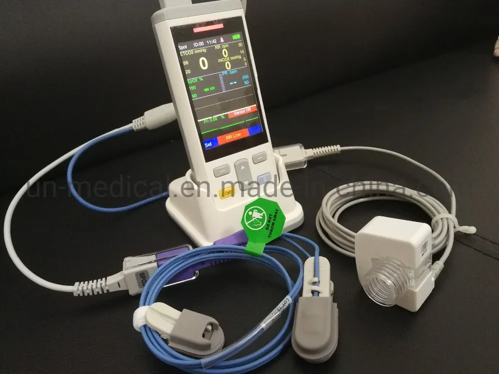 ISO Approved Rechargeable Pet Animal Veterinary Tabletop Pulse Oximeter