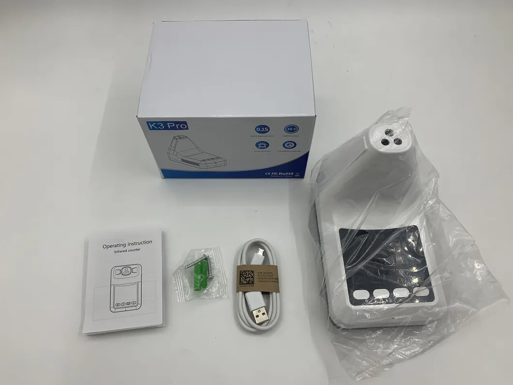 K3 PRO Wall Mount Mounted Thermometer Temperature Scanner