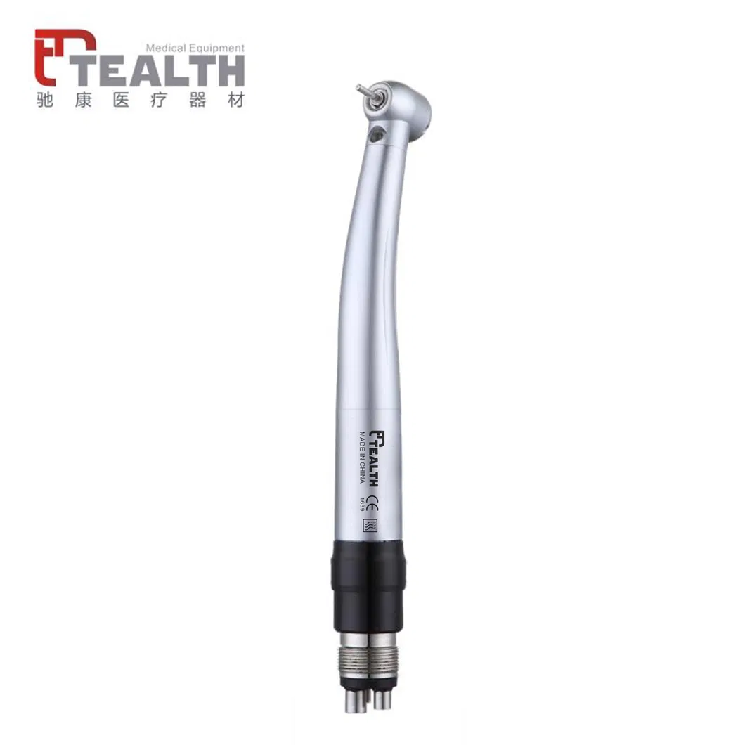 LED High Speed Dental Handpiece + 4 Hole Multiflex Coupler Fits NSK