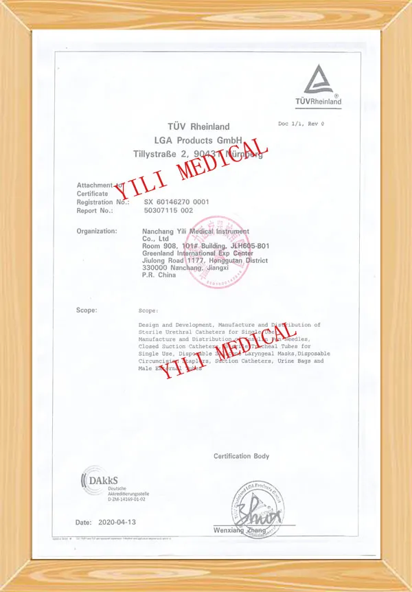 Medical 72h/24h Closed Suction Catheter System Medical Equipment