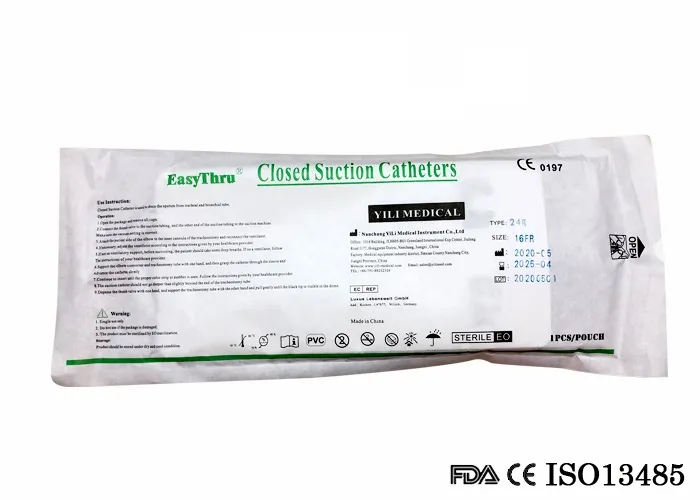 Medical 72h/24h Closed Suction Catheter System Medical Equipment